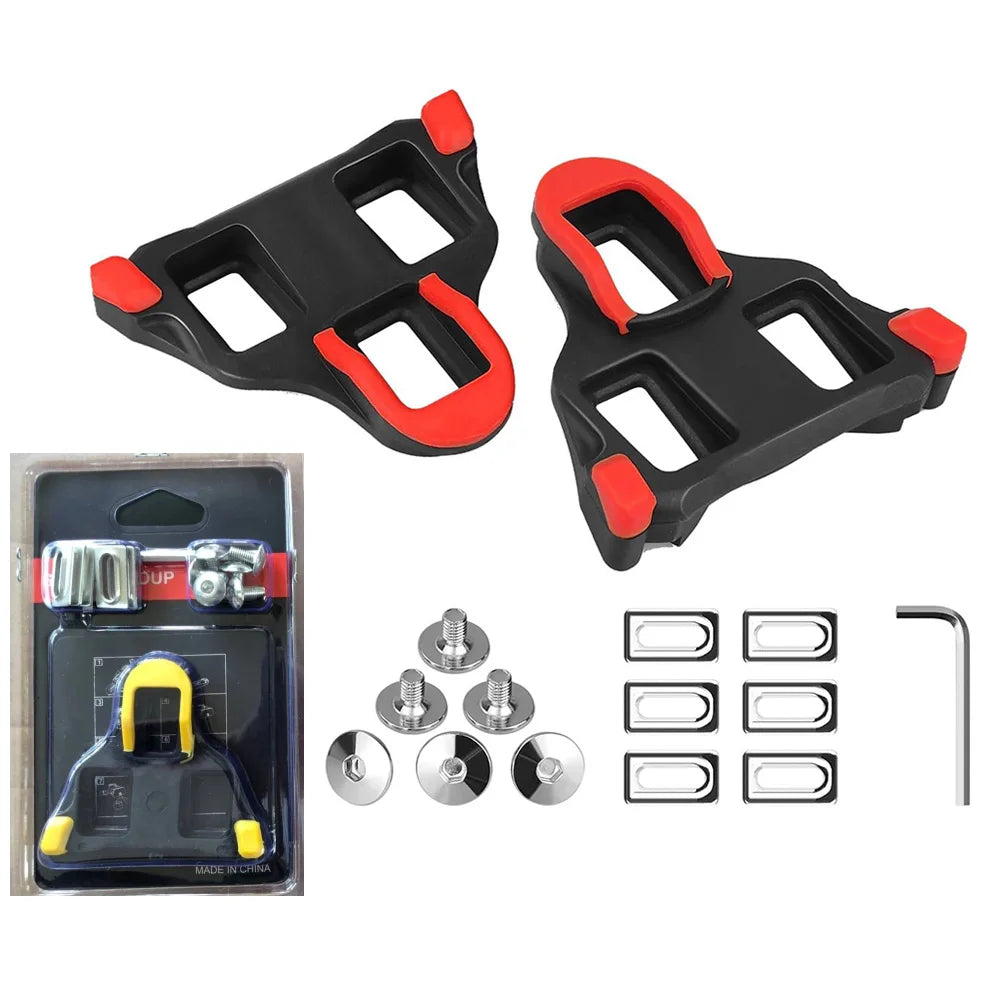 Rennrad-Stollen für SPD-SL, verriegelbare Fahrradpedale, Stollen für SH10, SH11, SH12-System, Schuhe, 3-Loch-Fahrradschuhe, Clips, einfache Freigabe