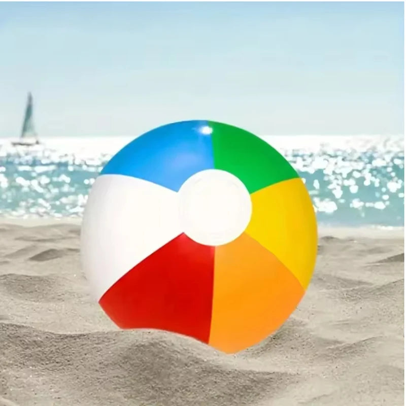 10 Stücke Aufblasbare Strandball Bunte Luftballons Schwimmbad Party Wasserspiel Luftballons Strand Sport Duschball Spaß Spielzeug für Kinder