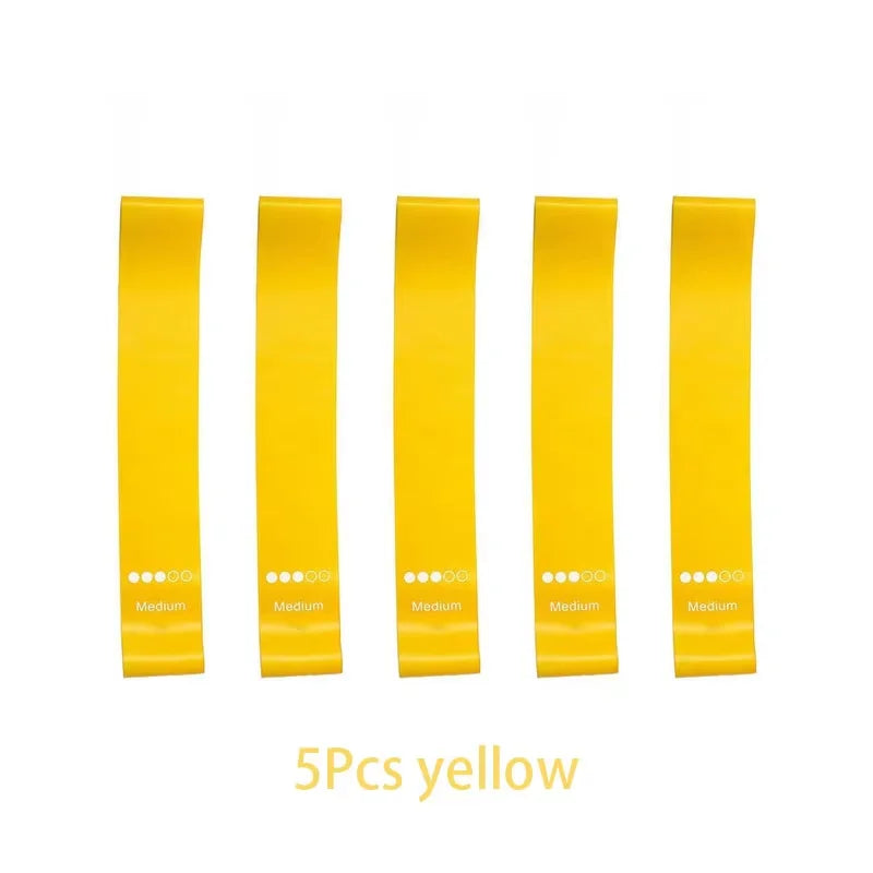 5Pcs Tpe Widerstand Bands Fitness Set Gummi Schleife Kraft Training Workout Expander Yoga Gym Ausrüstung Elastische Tragbare Pilates
