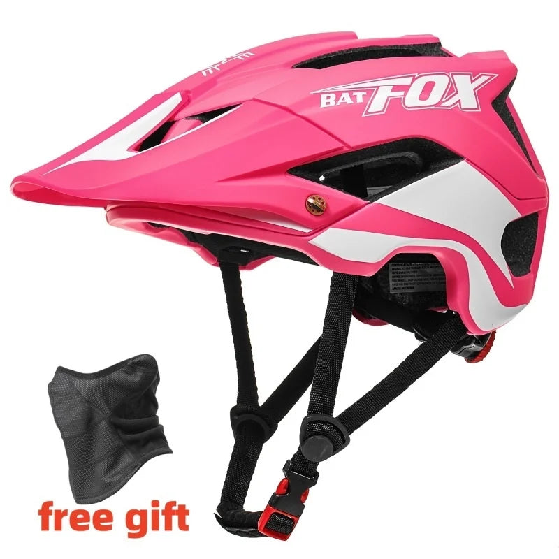 BATFOX MTB Helm Radfahren Herren Fahrradhelm Casco Bicicleta Ultralight Racing Speedframe Mountain Road Fahrradhelme