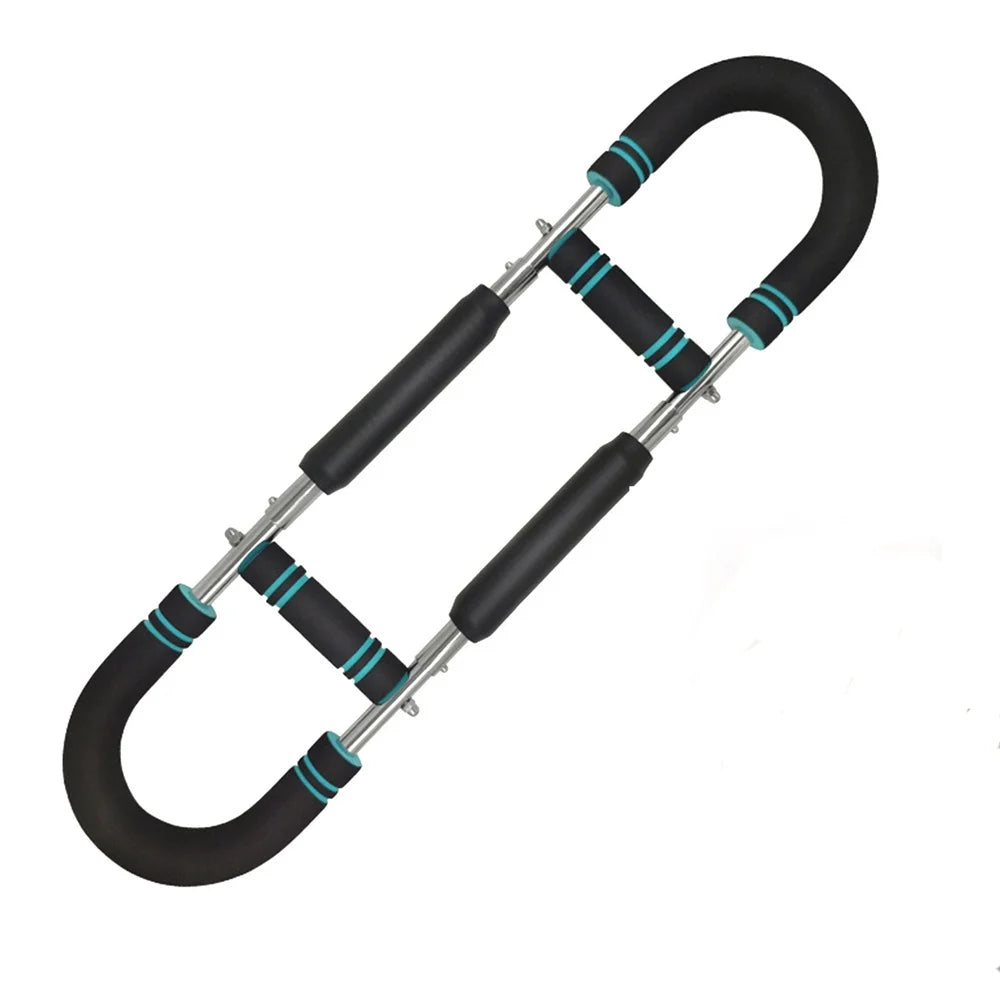 Verstellbarer Armtrainer mit Widerstandsbändern, abnehmbarer Brustexpander für das Krafttraining des Oberkörpers, Heim-Fitnessgeräte