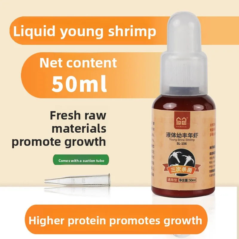 Sunsun Baby Fish Starter Food – geschraffte Salzlake-Garnelen zum Braten – Aquatisches, proteinreiches Mikropulver für Betta, Guppy und Livebearers