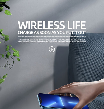 4in 1 Multifunction Wireless Charger Pad Stand LED Night Light Temperature Time Desktop Alarm Clock Mobile Phone Chargers Induction Fast Charging Dock Station Base for iPhone 16 15 14 13 12 for Galaxy S25 S24 S23 Bedroom Offi