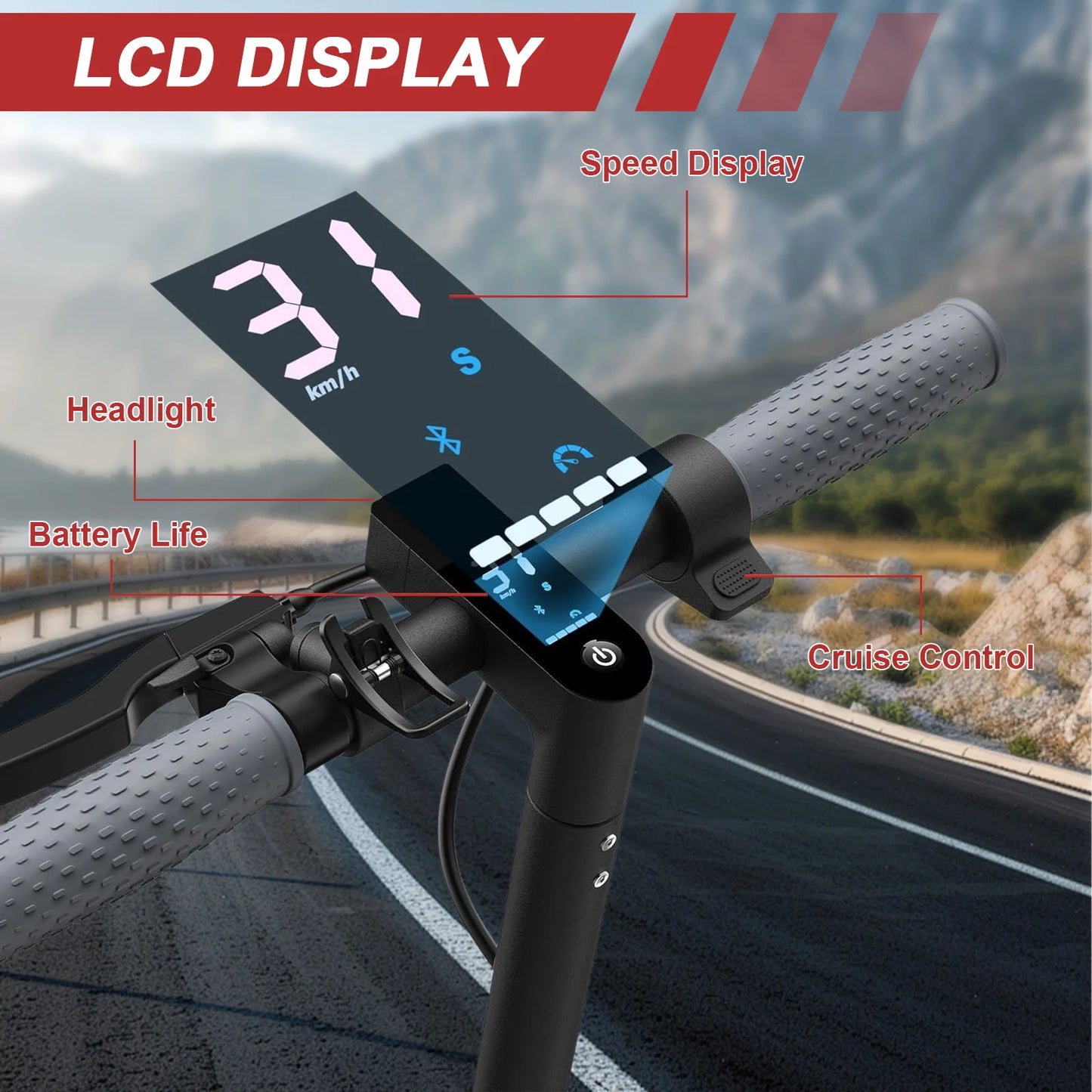 JUICEASE E1 Pro Elektroroller, 350 W Motor, 500 W Spitzenleistung, zusammenklappbarer elektrischer Tretroller, 36 V, 7,8 Ah, 5,2 Chips, 25 km Reichweite