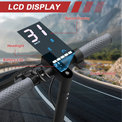 JUICEASE E1 Pro Elektroroller, 350 W Motor, 500 W Spitzenleistung, zusammenklappbarer elektrischer Tretroller, 36 V, 7,8 Ah, 5,2 Chips, 25 km Reichweite