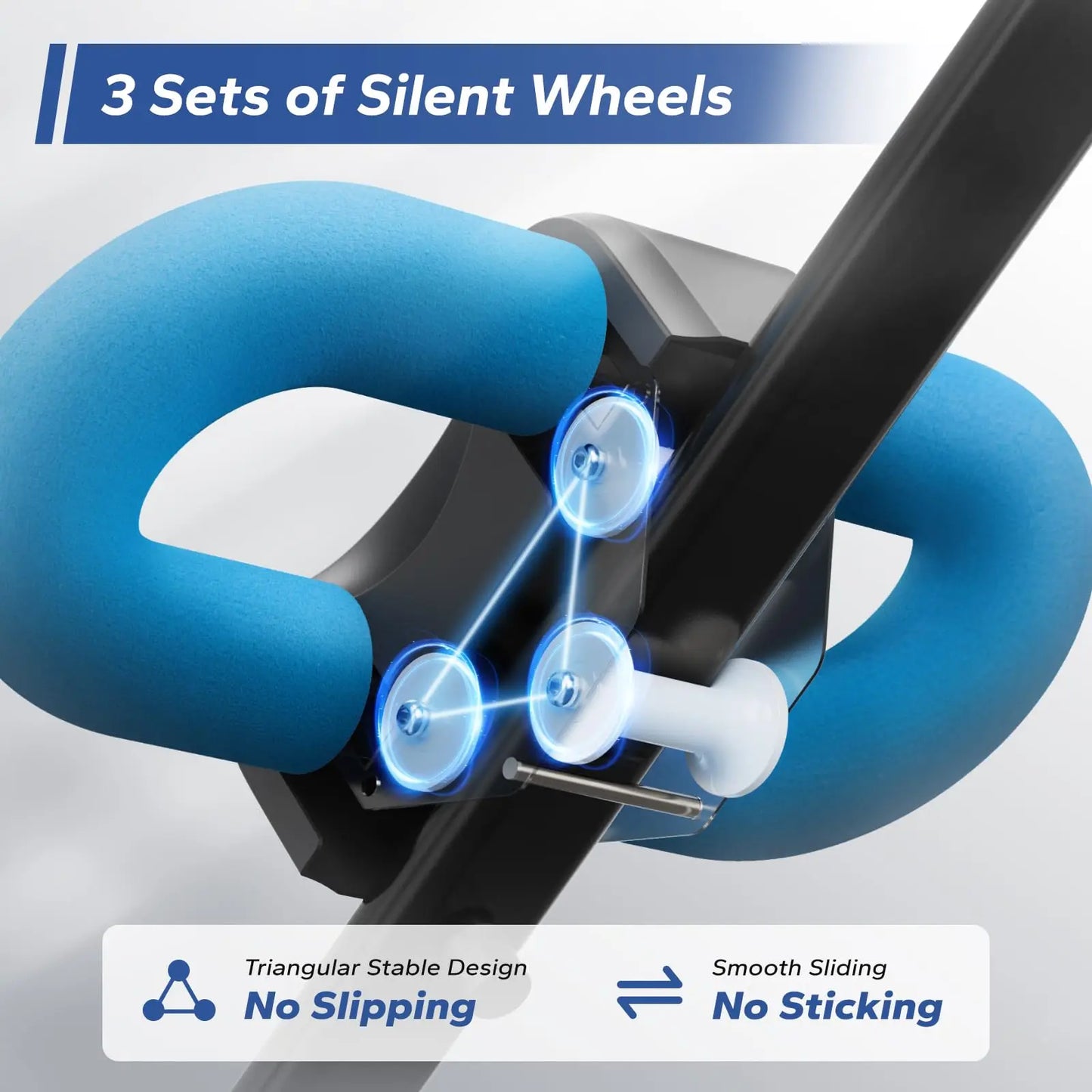 MERACH Ab-Maschine, verstellbarer Trainer, Workout, faltbarer Knieschutz, Bauchtrainingsgerät, Core Ab-Übungssystem, Trainer