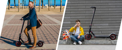 8,5-Zoll-Elektroroller mit App-Funktion, mit Handyhalter und Diebstahlschutz, faltbarer E-Scooter, 25–30 km