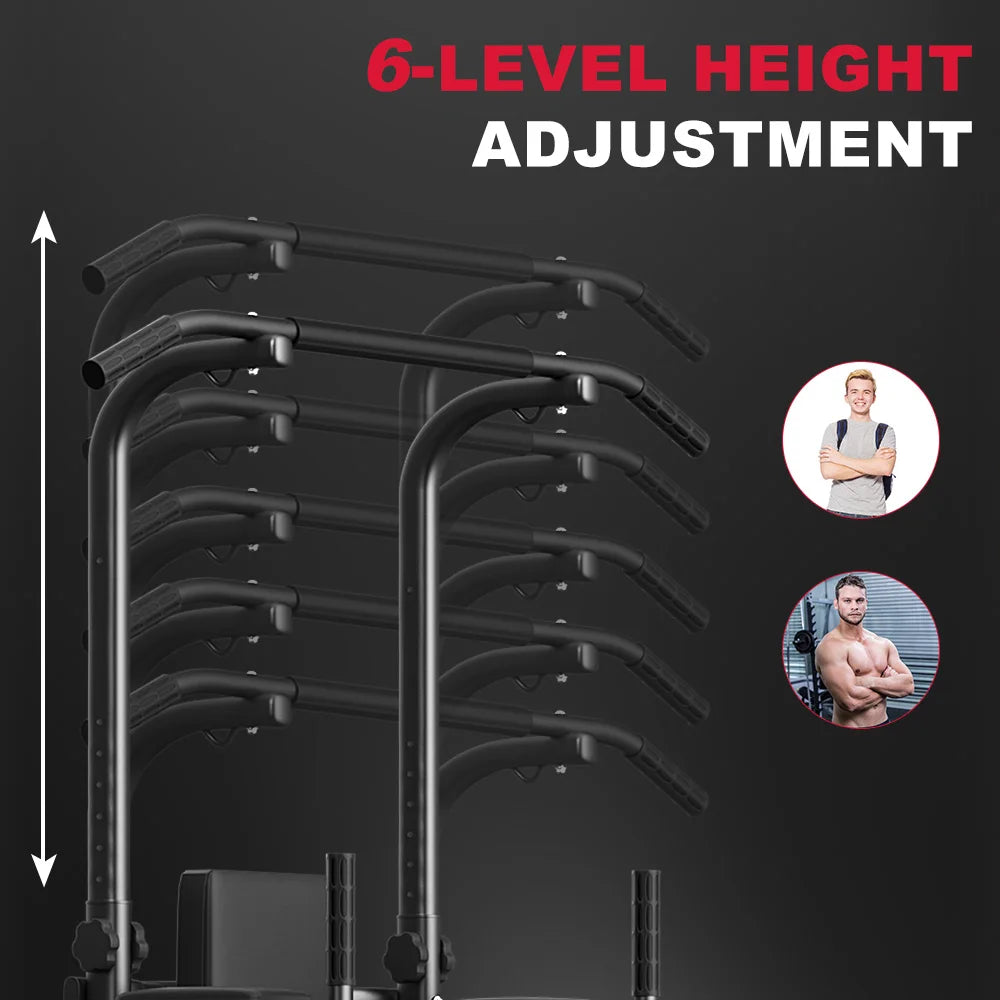 Power Tower Home Dip Station Pull Up Bar Multi-Function Power Tower Push Up Workout Abdominal Exercise for Gym Strength Training