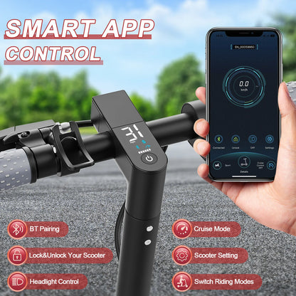 JUICEASE E1 Pro Elektroroller, 350 W Motor, 500 W Spitzenleistung, zusammenklappbarer elektrischer Tretroller, 36 V, 7,8 Ah, 5,2 Chips, 25 km Reichweite