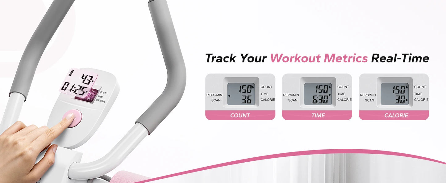 MERACH Ab-Maschine, verstellbarer Trainer, Workout, faltbarer Knieschutz, Bauchtrainingsgerät, Core Ab-Übungssystem, Trainer