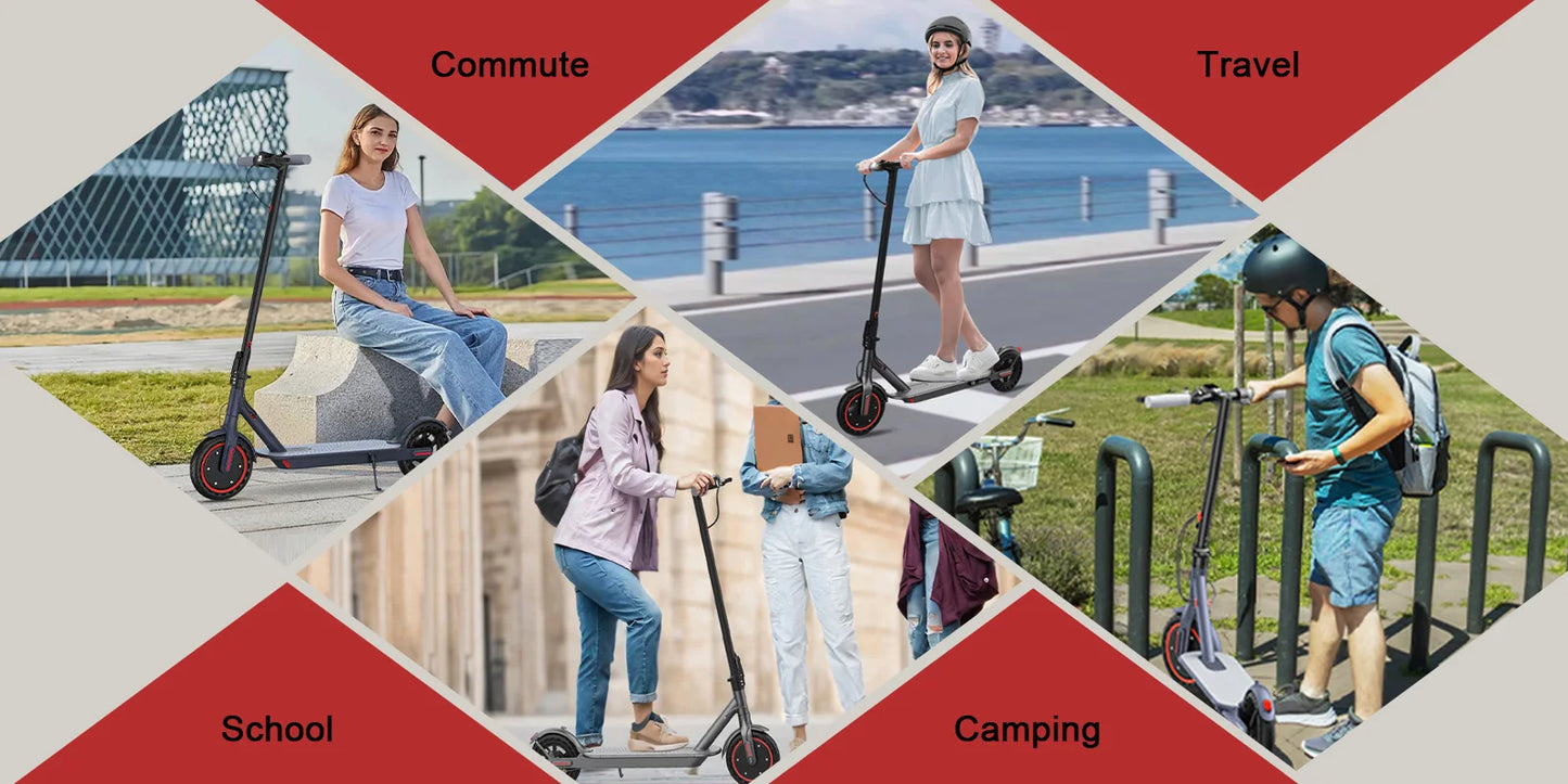 JUICEASE E1 Pro Elektroroller, 350 W Motor, 500 W Spitzenleistung, zusammenklappbarer elektrischer Tretroller, 36 V, 7,8 Ah, 5,2 Chips, 25 km Reichweite