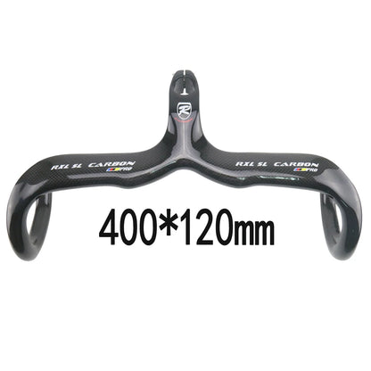 RXL SL-Integrierter Carbon-Fahrradlenker, Rennradstange, Rennradzubehör, 28,6 mm, 400 mm, 420 mm, 440 mm