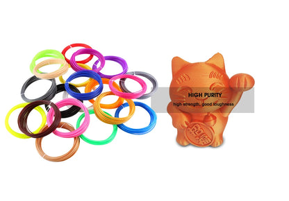 3D Drucker Filamente 60 Meter 12 farben 3D Druck Stift Kunststoff Themen Draht 1,75mm Drucker Verbrauchs 3D Stift Filament PLA
