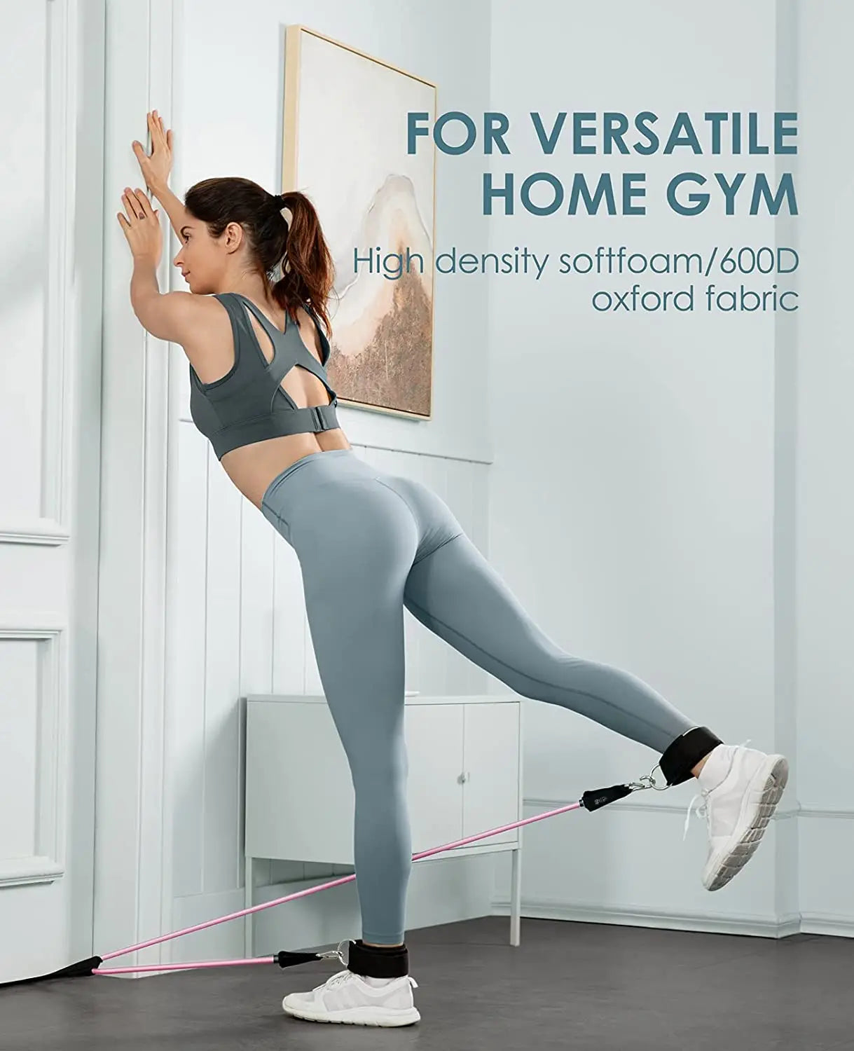 Workout Bar Fitness Widerstand Bands Set Pilates Yoga Zugseil Übung Training Expander Gym Ausrüstung für Home Bodybuilding