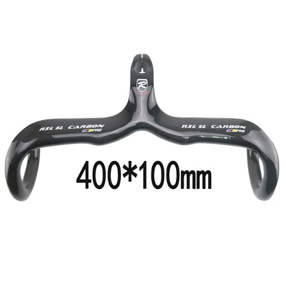 RXL SL-Integrierter Carbon-Fahrradlenker, Rennradstange, Rennradzubehör, 28,6 mm, 400 mm, 420 mm, 440 mm