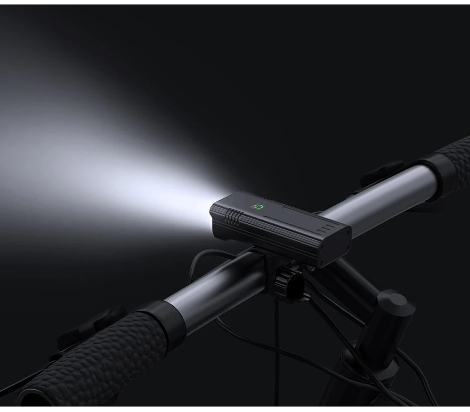 10000-1200mAh Fahrrad Licht USB Aufladbare Front Scheinwerfer 18650 Batterie LED Taschenlampe für Fahrrad Road MTB Lampen Fahrrad licht