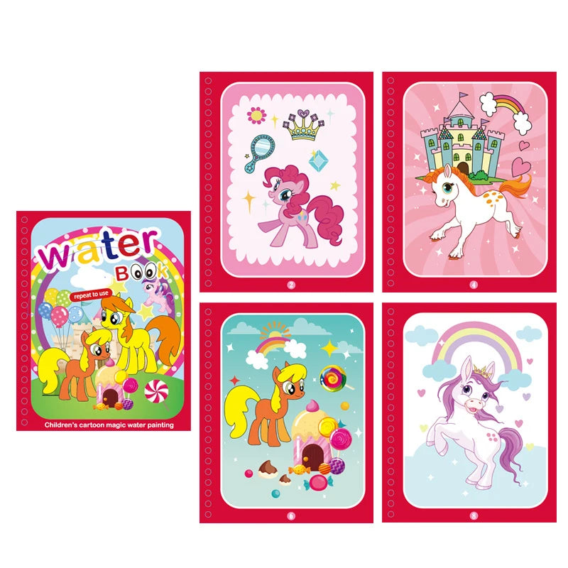 NEUE Kinder Magische Wasser Zeichnung Bücher Malbücher Malerei Spielzeug für Kinder Geburtstag Weihnachten Neujahr Geschenk für Jungen und Mädchen