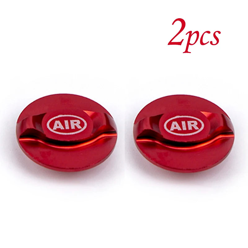 1/2/8 stücke MTB Fahrrad Federung Gabel Kappe Fahrrad Front Air Gabel Abdeckung Aluminium Legierung Luft Gas Schulter Abdeckung gabel Düse Schutz