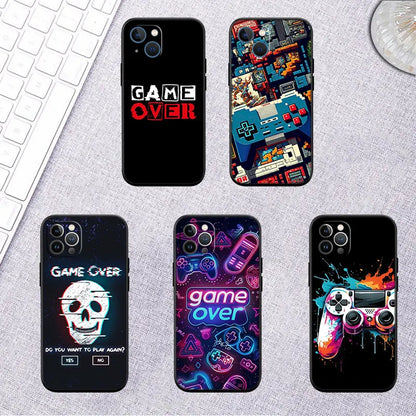 IX16 Game Over Neue Luxus-Handyhülle für iPhone SE X XS XR 16E 11 Pro Max 8 7 6 6s Plus