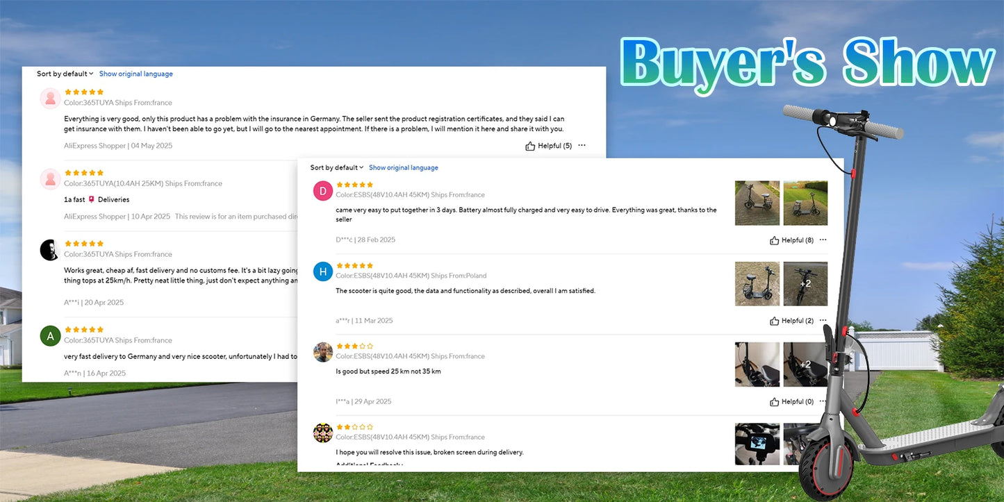 ES80/M365 X1 Elektroroller 36V 10,5Ah 500W Motor 35KM große Reichweite 31KM/H 8,5 Zoll Vollreifen faltbar Smart APP EScooter