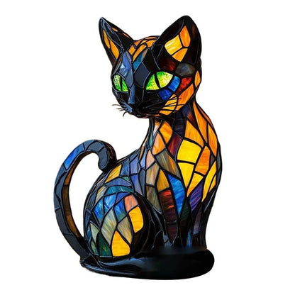 3D süße Katze magische bunte Dekor LED-Licht USB-betrieben langlebige Dekoration für Schlafzimmer Schreibtisch Home Office 3D dreidimensionales Design