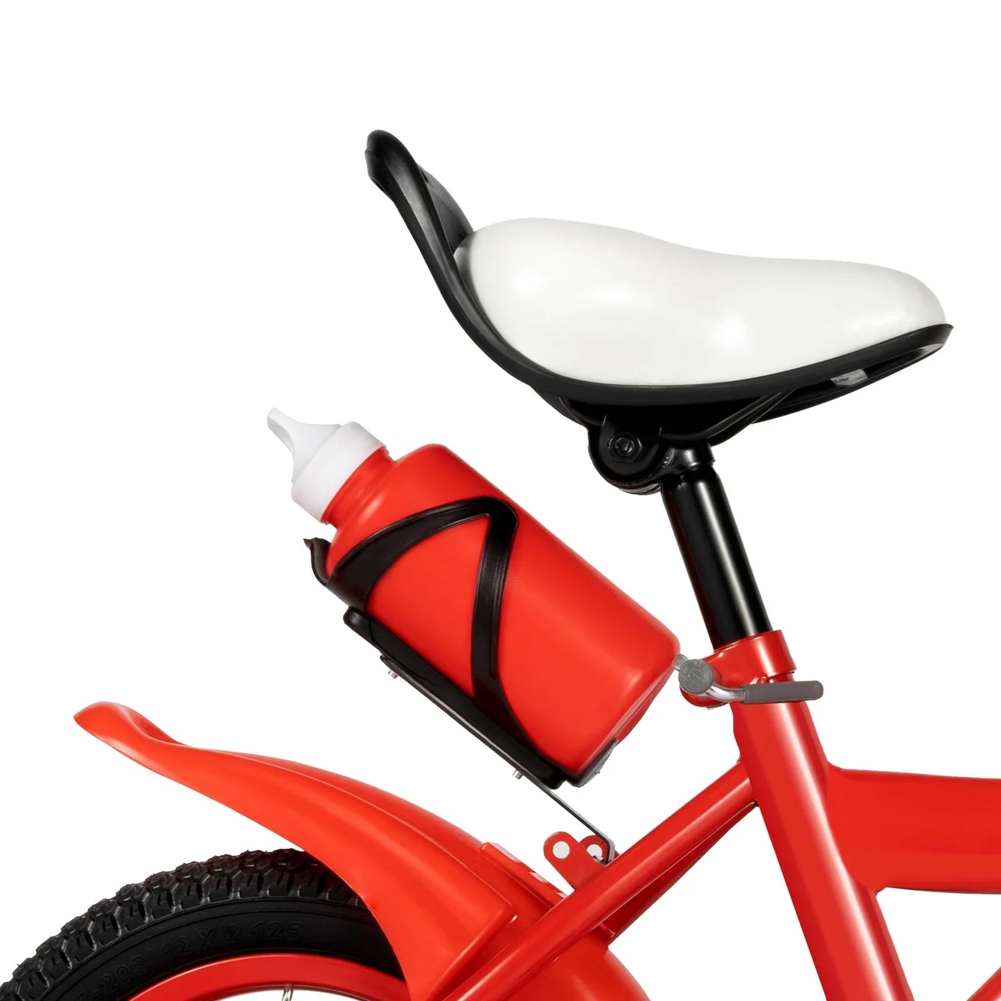 NEUESTE 12-Zoll höhenverstellbare Kinderfahrrad, Kinderfahrrad mit Stützrädern, Scheibenbremse für 3-6 Jahre alt, Anfängerfahrrad