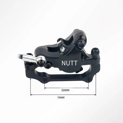 NUTT 2 Kolben Elektrofahrrad Hydraulische Bremsen 140 160 180 mm Rotor für Zero 10X 11X KUGOO G1 G2 Pro Elektroroller Bremssatz