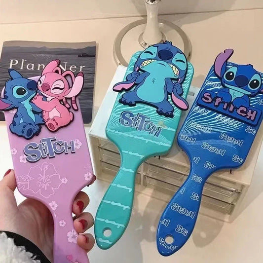 Miniso Animation Lilo & Stitch Kamm Serie Cartoon Stitch Peripherie Luftkissen Massagekamm Kinder Mädchen Student Kamm