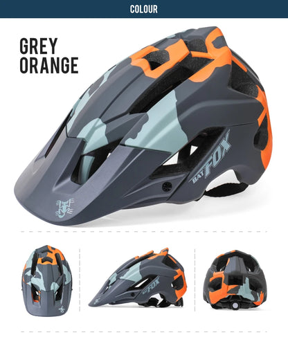 BATFOX MTB Helm Radfahren Herren Fahrradhelm Casco Bicicleta Ultralight Racing Speedframe Mountain Road Fahrradhelme