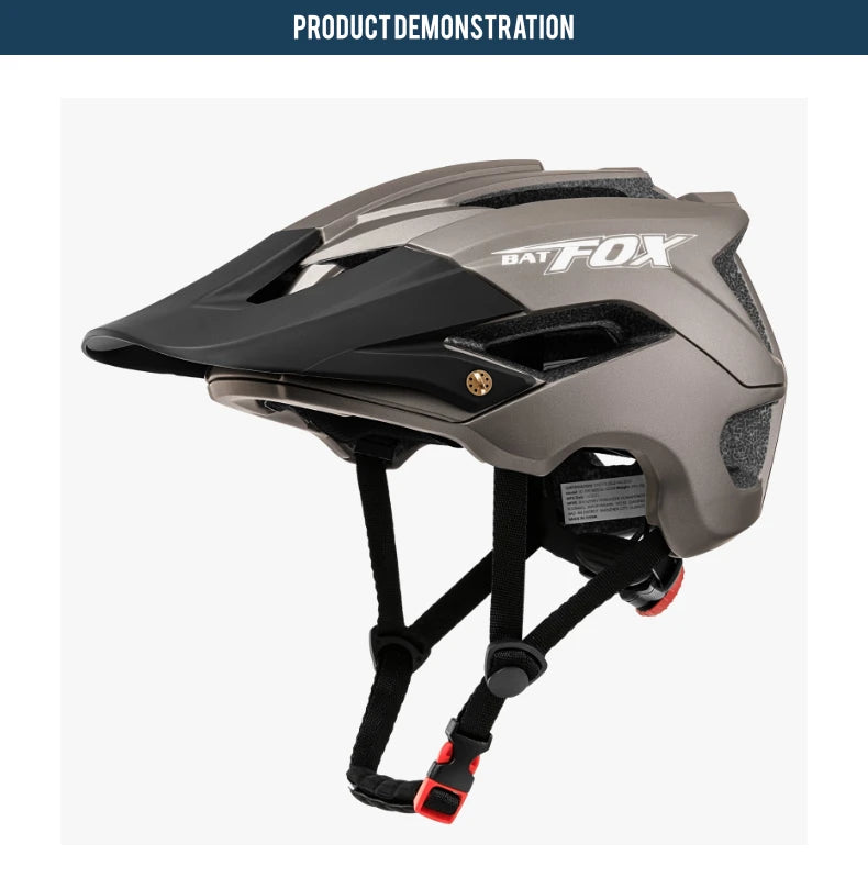 BATFOX MTB Helm Radfahren Herren Fahrradhelm Casco Bicicleta Ultralight Racing Speedframe Mountain Road Fahrradhelme