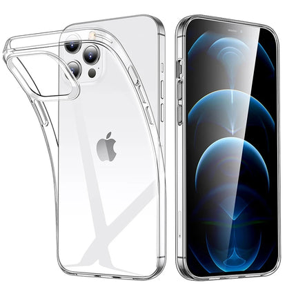 Klare Handyhülle für iPhone 11 12 13 14 15 Pro Max, stoßfeste, transparente Softcover-Hülle für iPhone XS MAX XR 7 8 Plus 6 6s