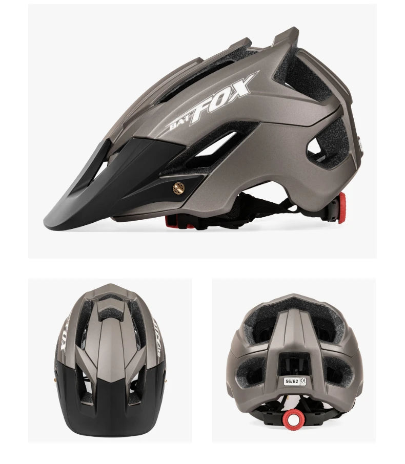BATFOX MTB Helm Radfahren Herren Fahrradhelm Casco Bicicleta Ultralight Racing Speedframe Mountain Road Fahrradhelme