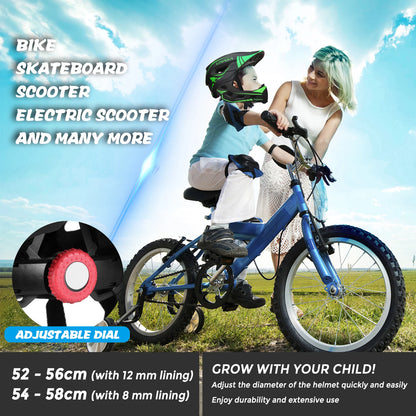 Lixada Integralhelm für Kinder, abnehmbarer Kinder-Sport-Sicherheits-Fahrradhelm, Schutzausrüstung für Radfahren, Skateboarden, Rollschuhlaufen