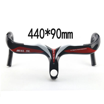 RXL SL-Integrierter Carbon-Fahrradlenker, Rennradstange, Rennradzubehör, 28,6 mm, 400 mm, 420 mm, 440 mm
