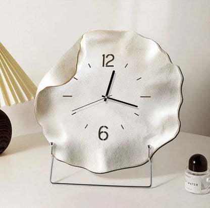 2025 Desktop-Uhr, Ornamente, Wohnzimmer, Eingang, dekorative Wanduhr, kreativer abstrakter Tisch, einfache, moderne, stille Uhr