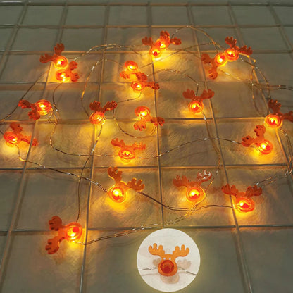 Runtowo Weihnachtsmann, Schneemann, LED-Lichterkette, Weihnachtsdekoration für Zuhause, Weihnachtsbaumschmuck, 2025, Navidad, Geschenk, 2026, Neujahr