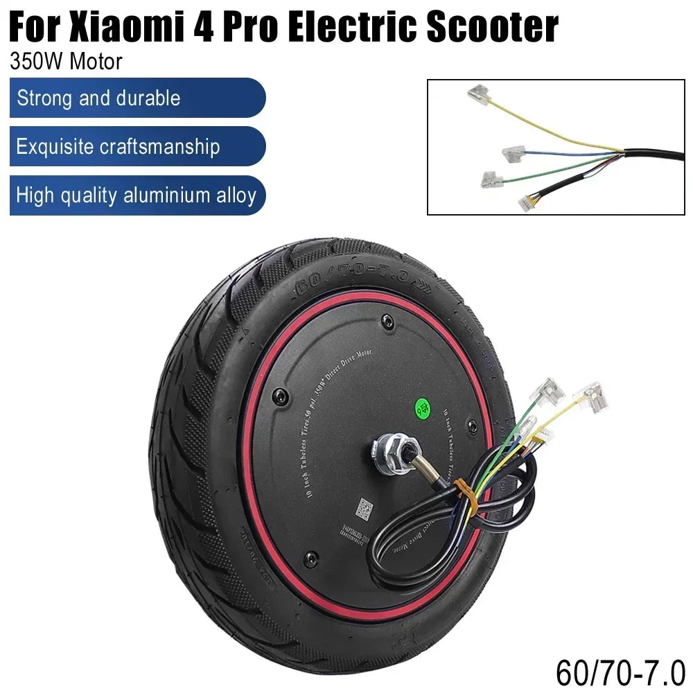 10 Zoll 60/70-7,0 36 V 350 W Motorrad Reifen für Xiaomi 4 Pro Motor Kabel Anti-skid Anti-strahl Reifen Elektrische Roller Zubehör