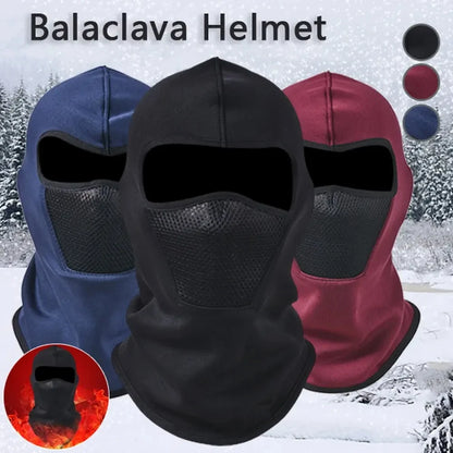 Thermische Winter Sturmhaube Radfahren Vollgesichtsmaske Warme Outdoor-Sportarten Motorrad Ski Angeln Jagd Maske Fleece Schal Mütze Bandana