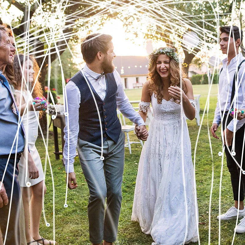 10 Stück bunte Handwurf-Konfetti-Poppers, Werfen, Luftschlangen, Poppers, kein Chaos, Papiercracker für Hochzeit, Geburtstag, Partyzubehör