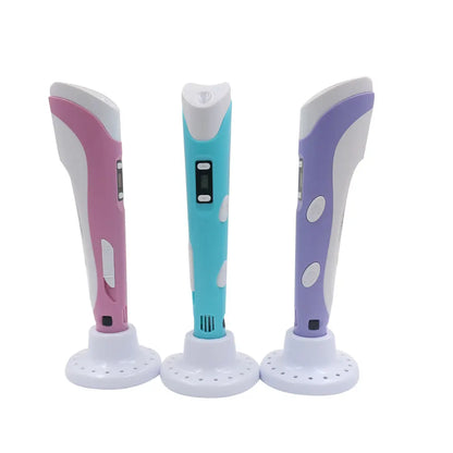 3D-Stift, 3D-Druckstift, DIY-Zeichenstift, 200 m, PLA-Filament, Kindergeburtstag, Kinder, Weihnachtsgeschenk mit Netzteil, Reise-Aufbewahrungsbox