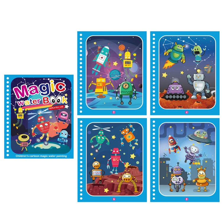 NEUE Kinder Magische Wasser Zeichnung Bücher Malbücher Malerei Spielzeug für Kinder Geburtstag Weihnachten Neujahr Geschenk für Jungen und Mädchen