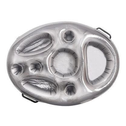 Schwimmender Pool-Getränkekühler, aufblasbarer Getränkehalter mit Getränketabletts für Sommerpartys, Strandeveranstaltungen, Aktivitäten für Wasserspaß