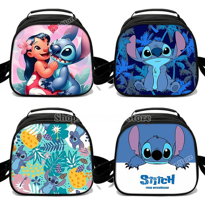 Lilo & Stitch Schulter Lunch Bag auslaufs ichere Kühltasche Handtasche tragbare Thermo Food Bento Picknick Box verstellbarer Schulter gurt