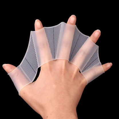 Silikon Schwimmen Flossen Flipper Männer Frauen Kind Schwimmen Pool Sport Professionelle Ausbildung Finger Hand Schwimmhäute Handschuhe Paddel Ausrüstung
