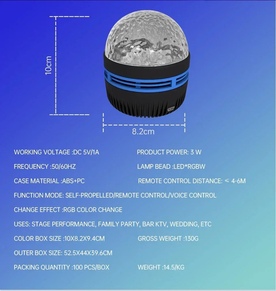 LED-Galaxie Projektor Licht mehrfarbige Fernbedienung für Schlafzimmer Dekoration Weihnachts stern Projektor Nachtlicht Neujahrs geschenk