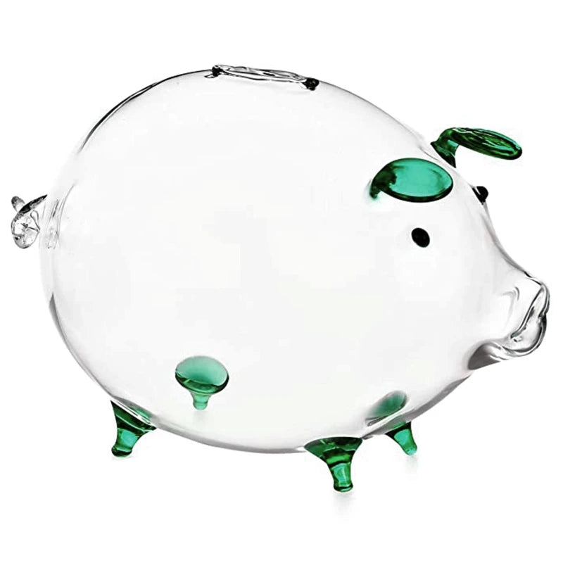 Schwein Piggy Bank Geld Boxen Münze Sparen Box Nette Transparent Glas Souvenir Geburt, münze Banken Geld Sparen Box für Kinder, Jungen