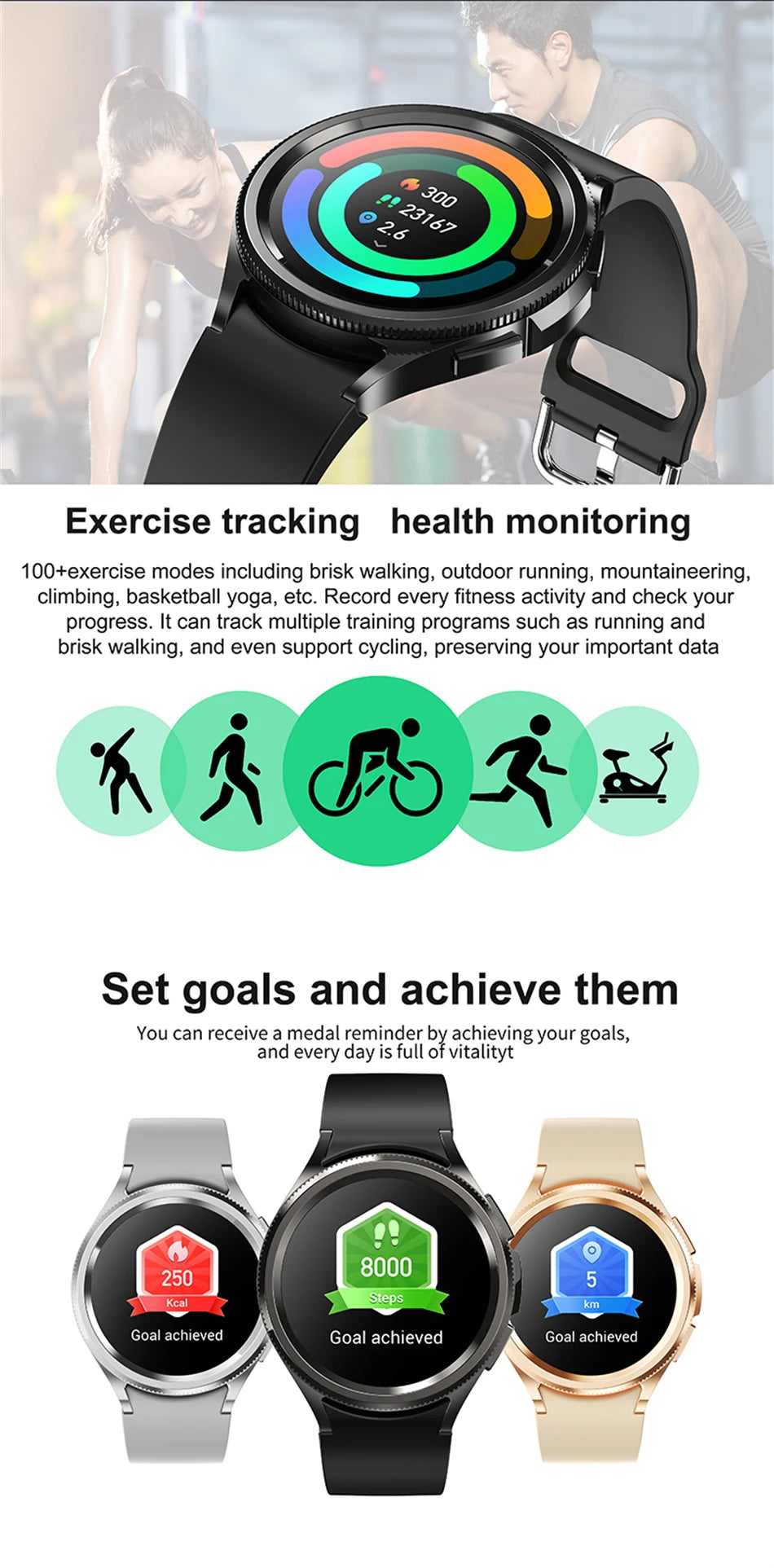 Uhr 6, klassische Bluetooth-Anruf-Smartwatch für Herren, GPS, Outdoor-Sport, Fitness, Modell, Gesundheit, Herzfrequenzmesser, Smartwatch, 2025, Neu