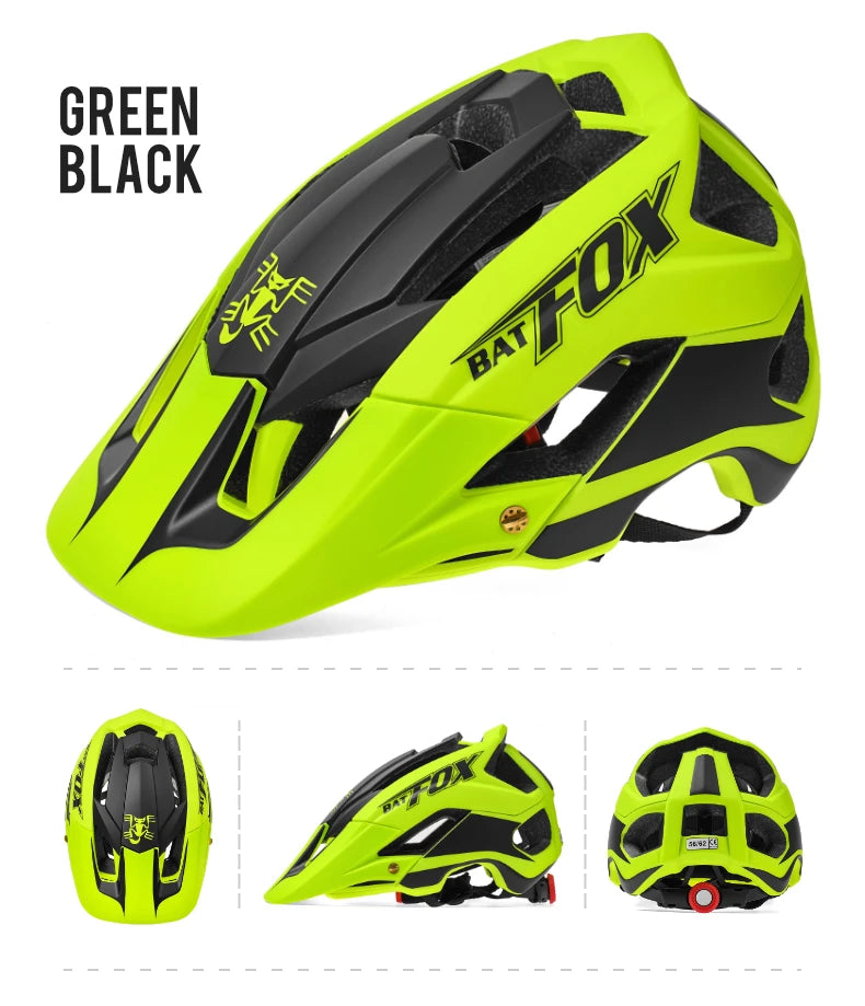 BATFOX MTB Helm Radfahren Herren Fahrradhelm Casco Bicicleta Ultralight Racing Speedframe Mountain Road Fahrradhelme