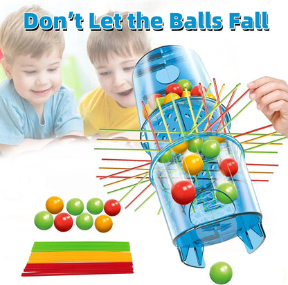 Lassen Sie den Ball nicht fallen, bestes Brettspiel für Familie, Party, Puzzlespielzeug, 2–4 Spieler, Hand-Auge-Koordination, Feinmotor, Denken