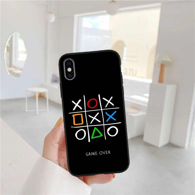 IX16 Game Over Neue Luxus-Handyhülle für iPhone SE X XS XR 16E 11 Pro Max 8 7 6 6s Plus